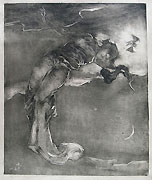 LUIGI CONCONI, L'Onda, etching